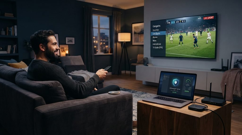 Secure VPN for IPTV Streaming