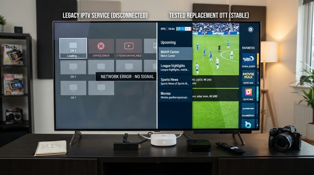 Best IPTV Provider After Service Shutdown