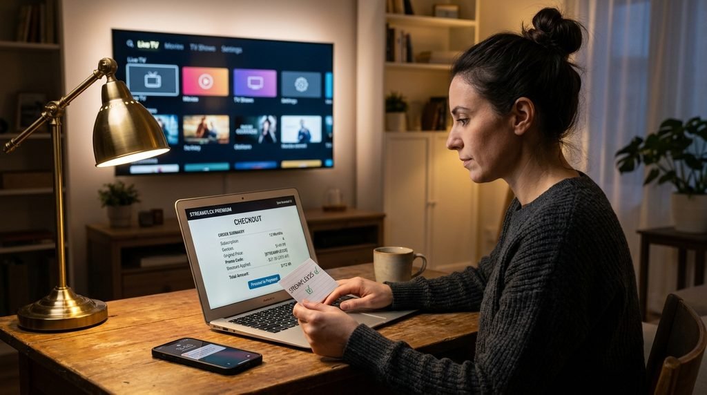 IPTVTrends Promo Code Checkout