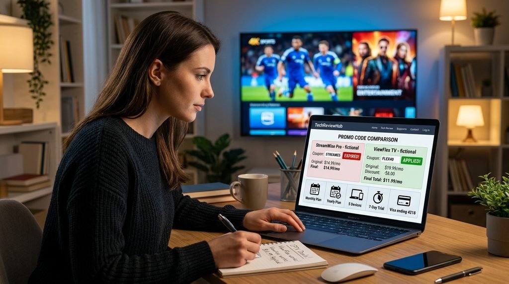 IPTVTrends Promo Code Checkout