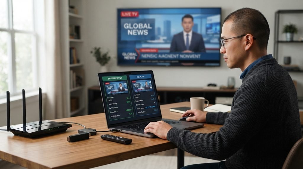 Secure VPN for IPTV Streaming